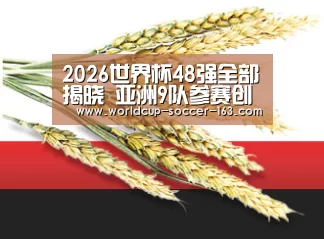 2026世界杯48强全部揭晓 亚洲9队参赛创造历史