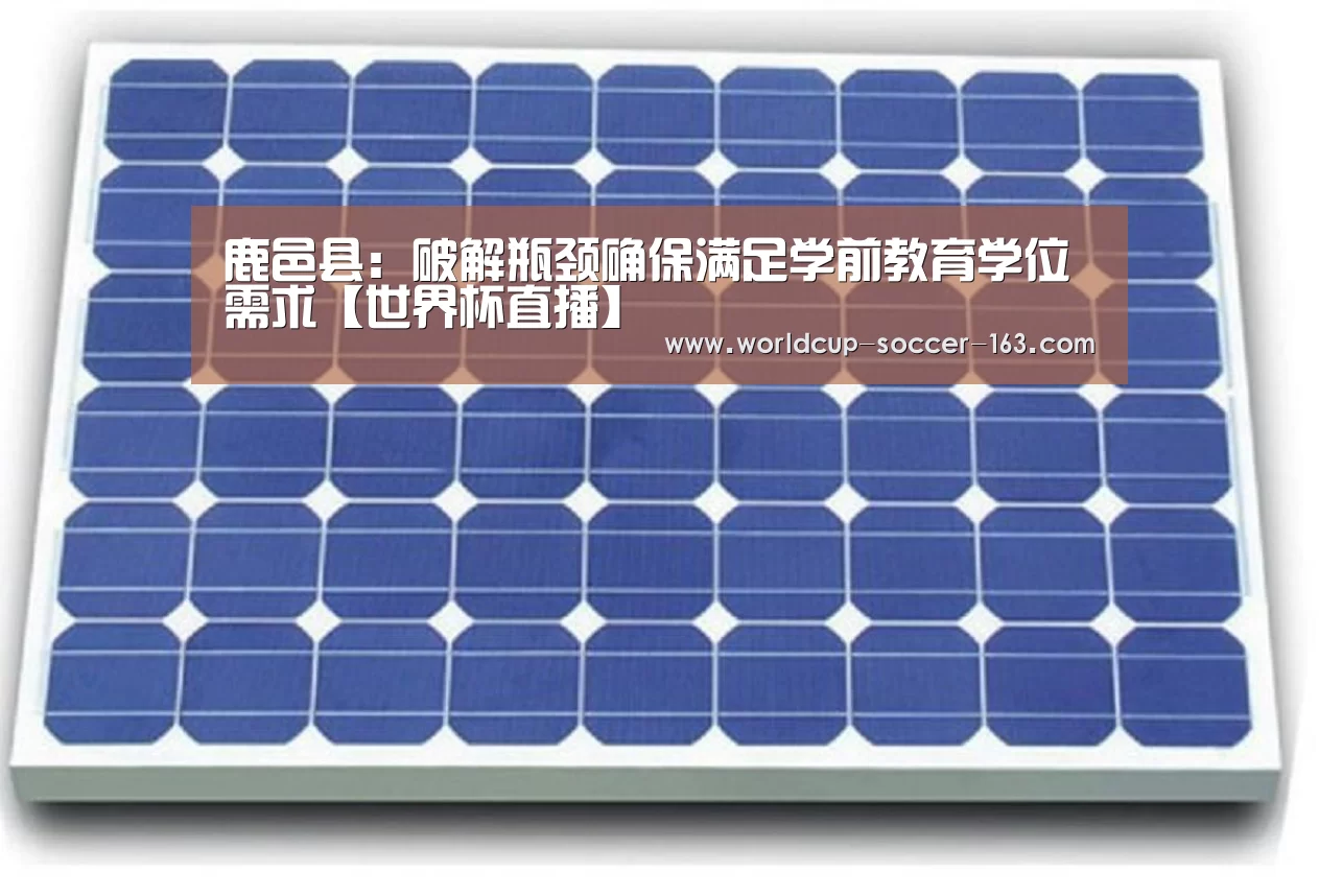 鹿邑县:破解瓶颈确保满足学前教育学位需求【世界杯直播】(图2) 世界杯直播